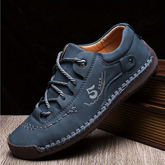 Men's Handmade Stitching Casual Shoes Flats Outdoor Walking Sneakers