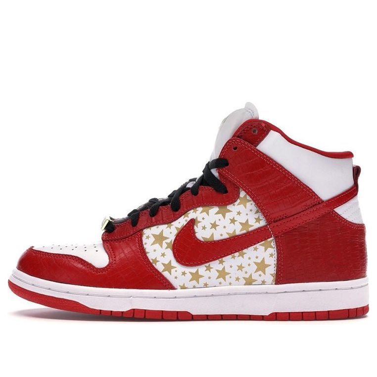 Nike Supreme x Dunk High Pro SB 'Red'  307385-161 Iconic Trainers