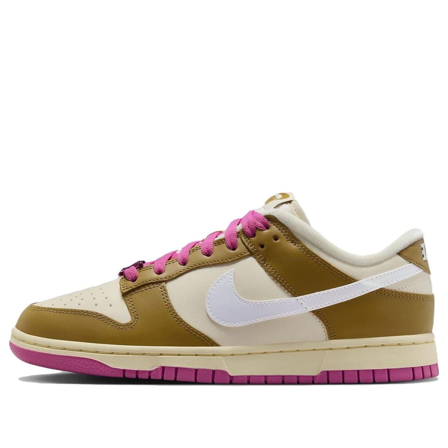 (WMNS) Nike Dunk Low 'Just Do It - Bronzine Pink'  FD8683-700 Iconic Trainers
